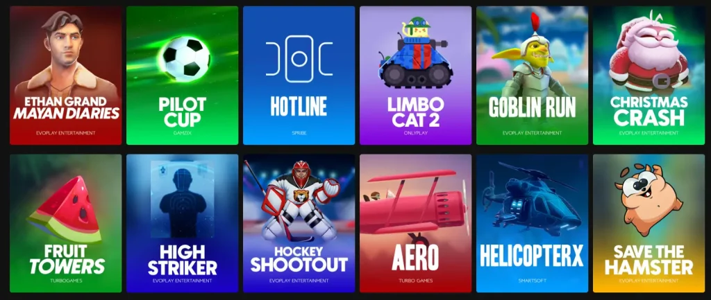 RedNeck Spins Casino Auswahl an Crash Spielen mit verschiedenen Titeln und Anbietern